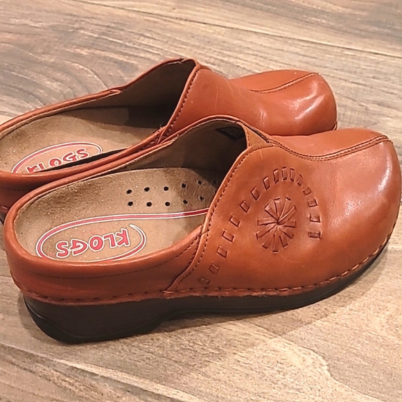 Klogs Shoes - KLOGS USA Brown Leather Comfort Career Mule/Clog